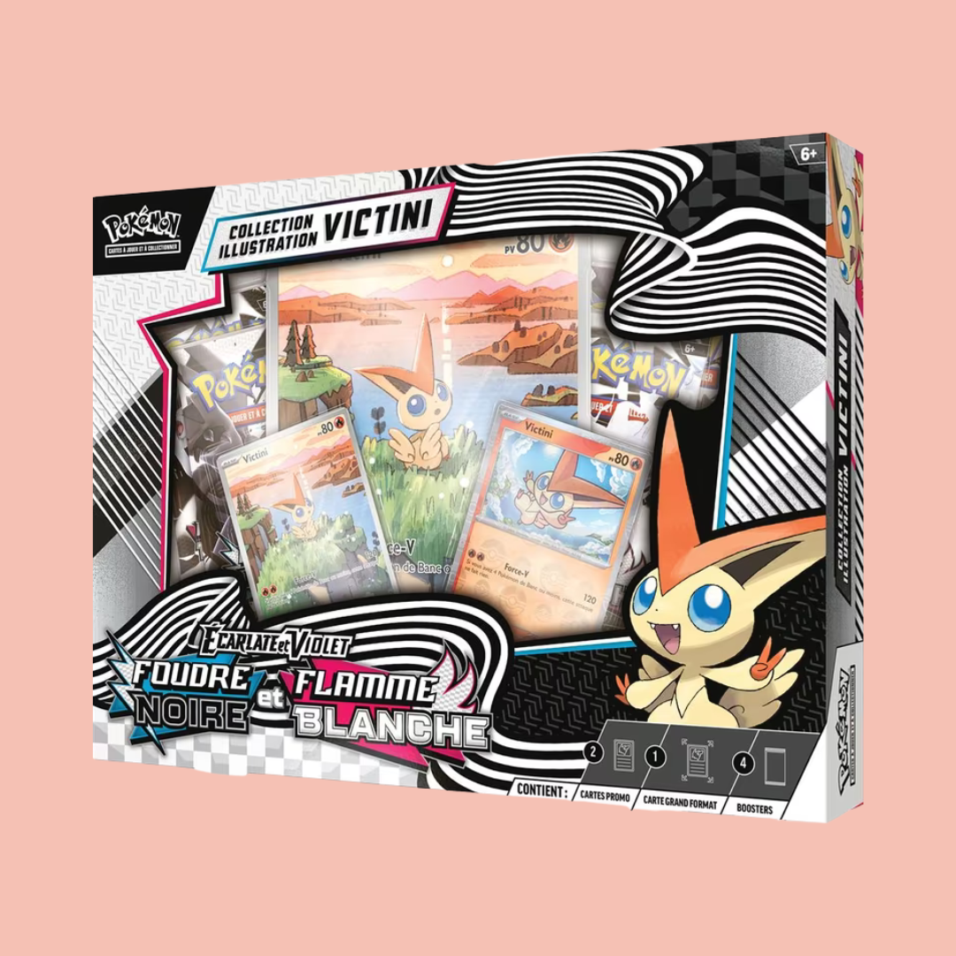 Coffret Victini Flamme Blanche / Foudre Noire asmodee