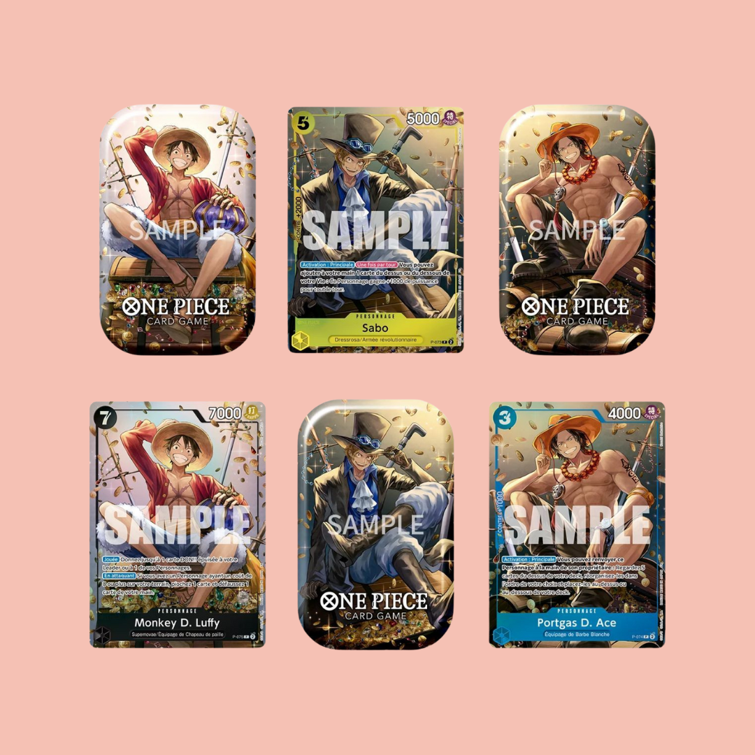 Lot x3 Tin pack set vol.2 - TS02 version 🇫🇷